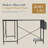 Hussan L-Shaped Metal Base Computer Desk-96847154