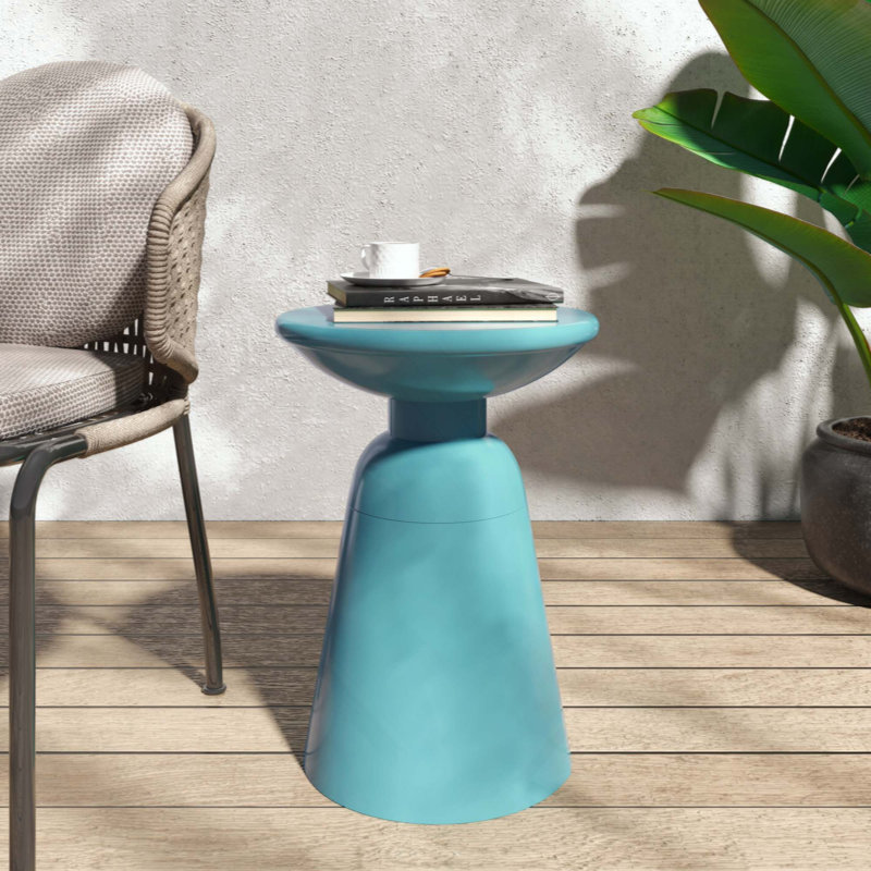 Table de bout d'extérieur en métal - Grand