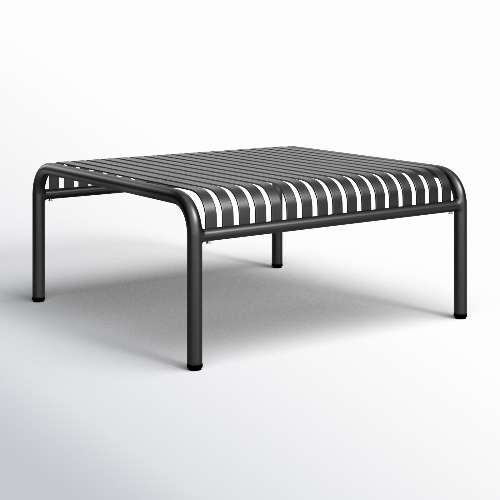 Winchester Outdoor Patio Coffee Table, Black