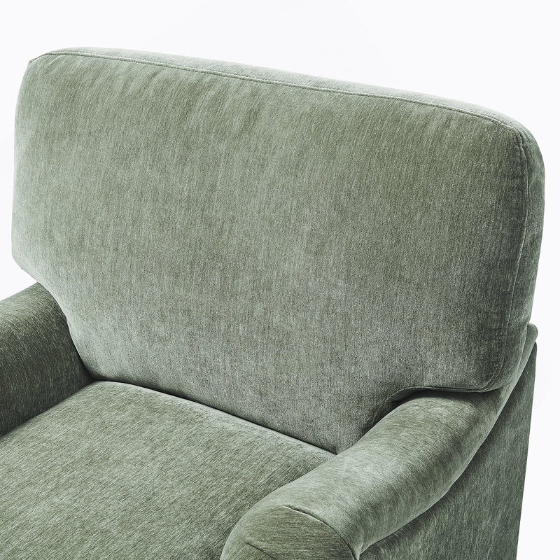 Fauteuil en tissu sauge, Sauge