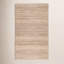 Rhein Natural Solid Tan Area Rug (5'X8')-575062538