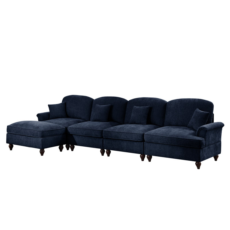 Versatile Comfort Chenille Sofa Modern Style For Living Room With Customizable Design