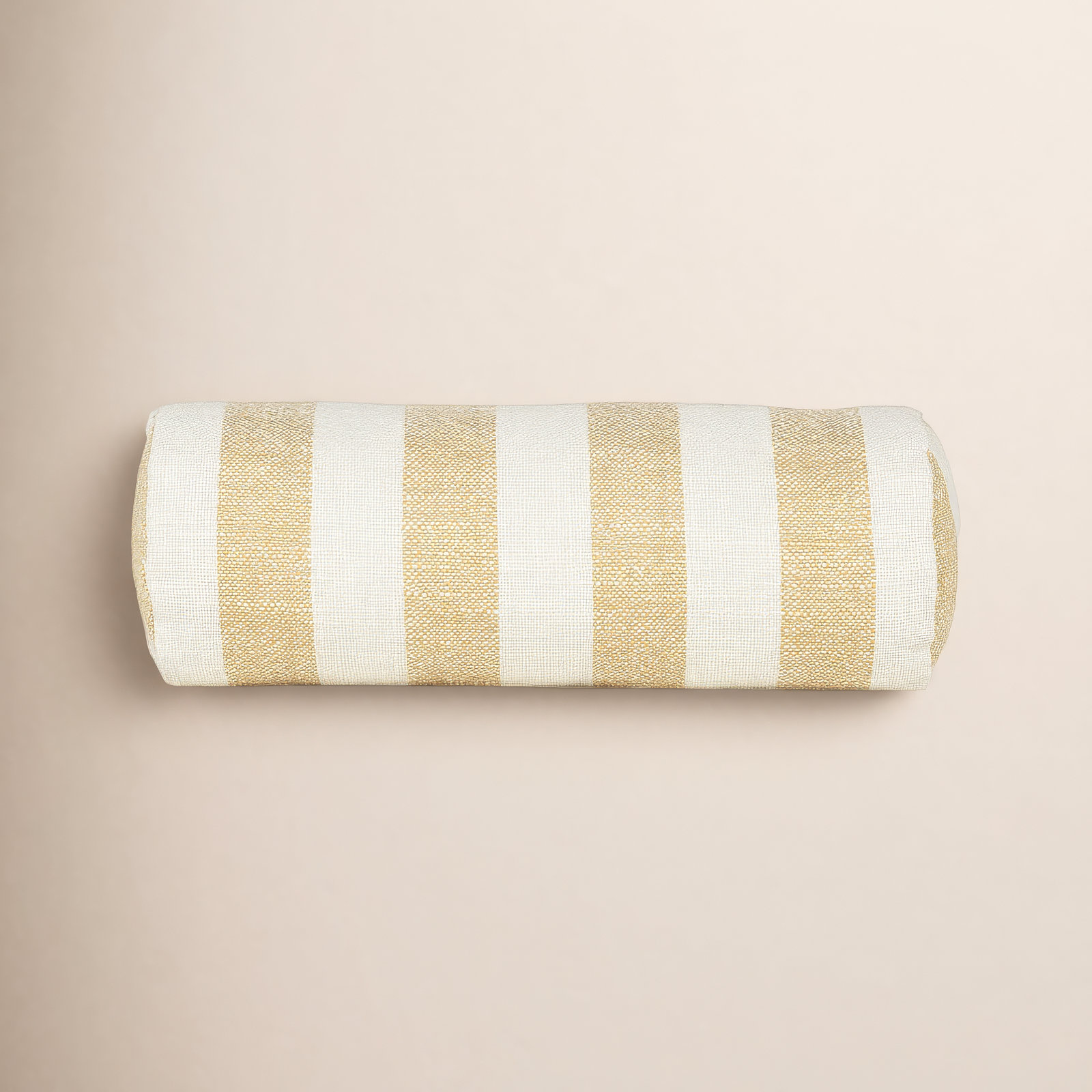 21" x 8" Throw Pillow, Yellow Striped