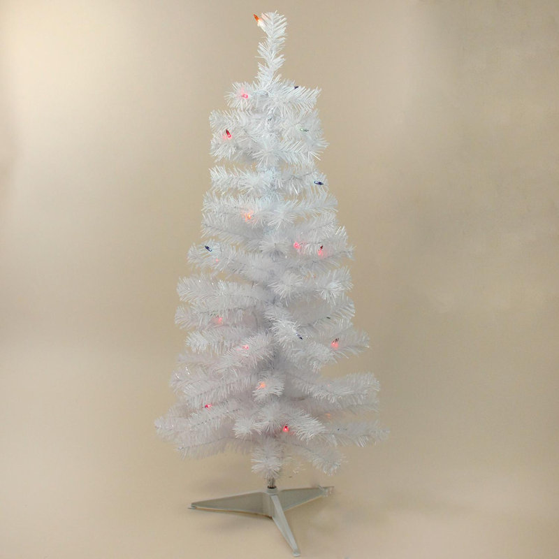 36' H Lighted Artificial Pine Christmas Tree