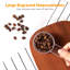 Ensemble de tasses à mesurer en plastique transparent U-Taste: 5 pièces de tasses à mesurer transparentes transparentes en Tritan avec de grandes mesures gravées et des boutons Snap-Nest pour les ingrédients liquides secs
