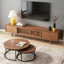 Ensemble de table basse gigogne 78,7 po 3 pièces Mid-Century