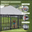 Grand enclos pour chien chenil pour l'extérieur L 9,62 po x l 9,35 po x H 6,18 po.