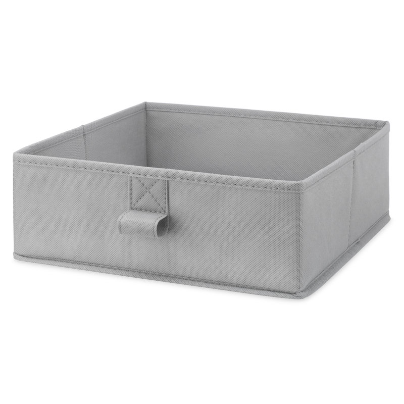 Whitmor Clip & Cube™ Fabric Storage Bin, Alloy