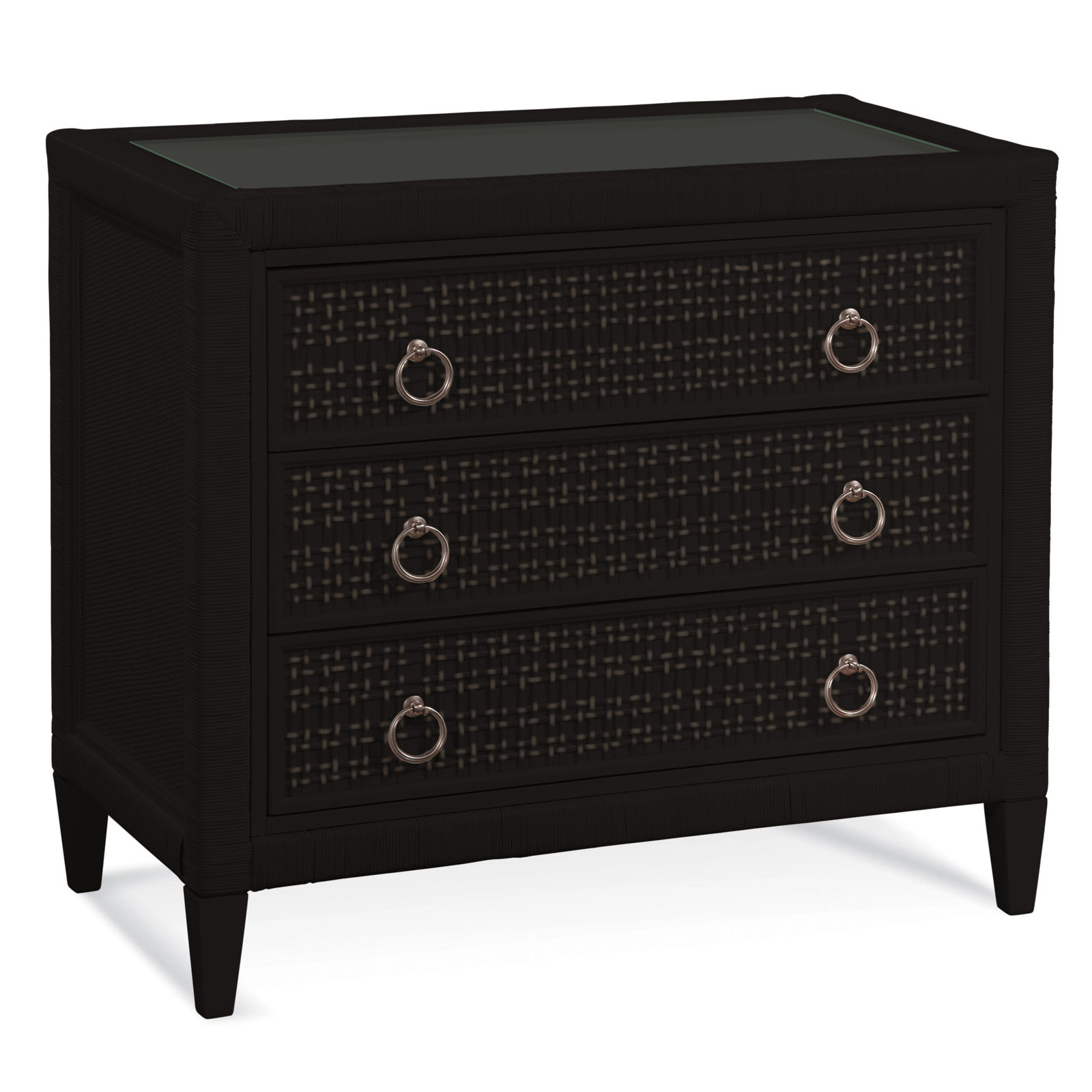 Monterey 36" Dresser, Antique Black, Yes, Satin Nickel