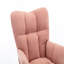 Chaise berçante en tissu avec repose-pieds Teddy-2015712031