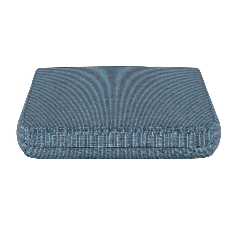 Outdoor Sunbrella® Seat Cushion, Spectrum Denim Sunbrella®, 17" W x 17" D