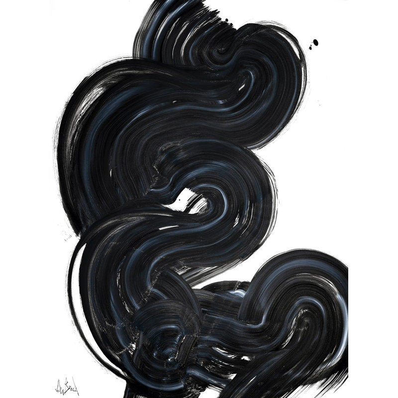 Current II On Giclee Canvas Hand Embellished Art, Wrapped Canvas, 40" H x 30" W x 1.5" D