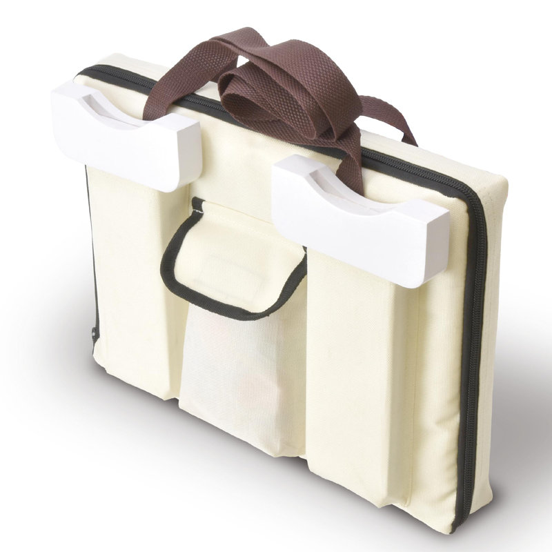1ft Four-in-a-Row Game with Carrying Case, White