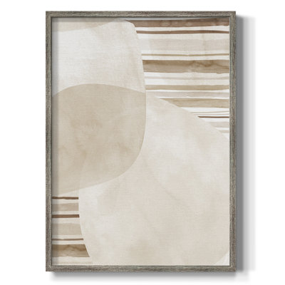 Spheres and Stripes II Framed Print - Solid Wood