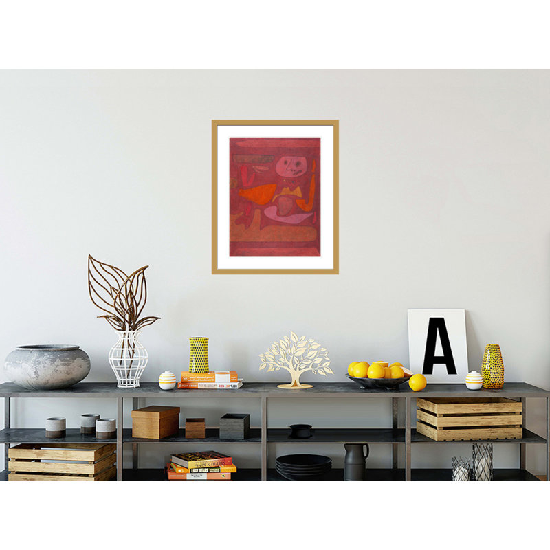 «The Man Of Confusion» par Paul Klee - Impression giclée, H 20,88 po x l 29,5 po