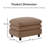Vitoria Curved Ottoman Teddy Fabric-806401712