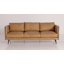 MESSINA LEATHER SOFA COGNAC