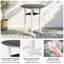 Table de bar extérieure Hdpe de 31,4 po de largeur, table de patio à hauteur de comptoir toutes saisons-1323669275