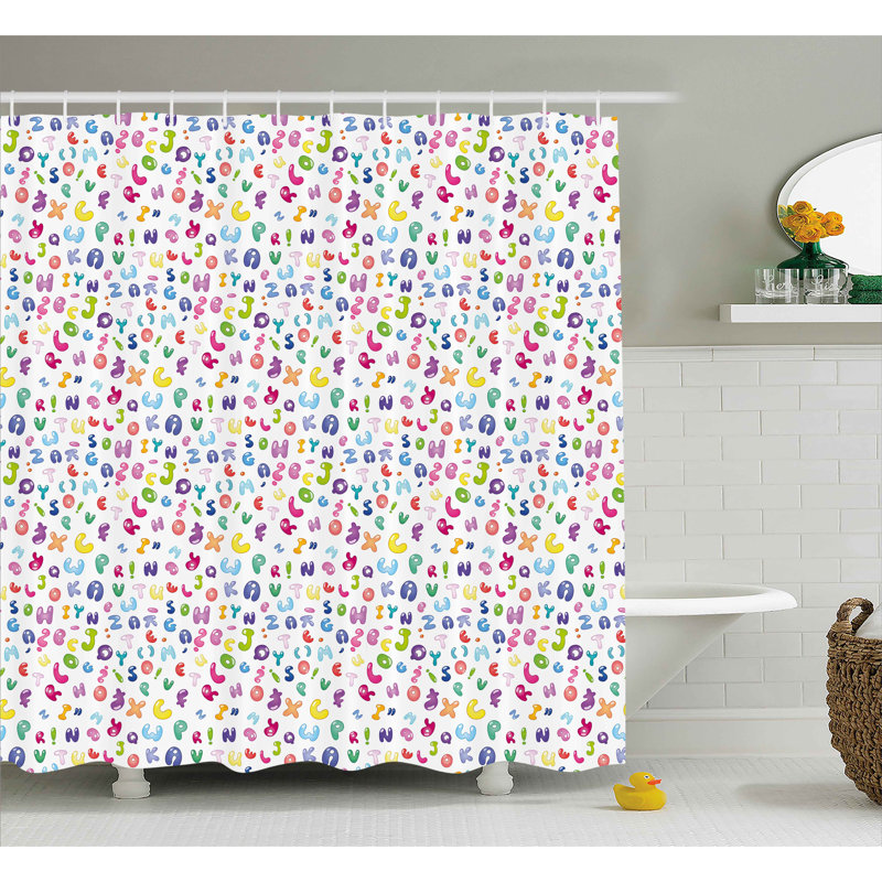  Single Shower Curtain, 75" H x 69" W