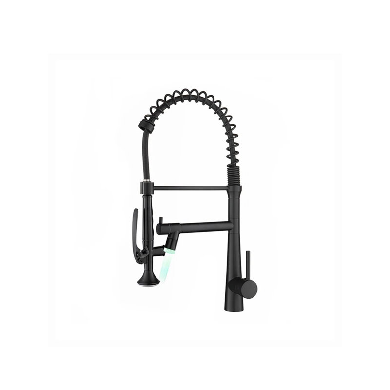 AvaMalis Pull Down Kitchen Faucet, Matte Black