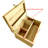 Large Bamboo Stash Box With Combination Lock Jars With Detachable Compartment, Wooden Decorative Storage Box With Alright Brushes