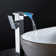 Waterfall Bathroom Vessel Faucet Led Light 3 Color Changing Single Handle One Hole Bowl Sink Faucet