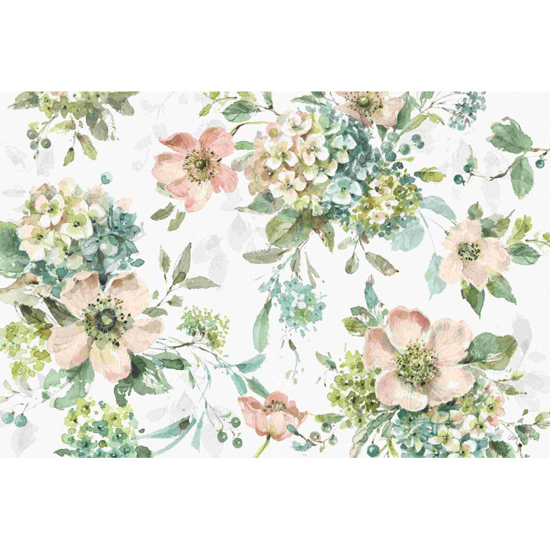 Menthe écrasée 12 sur blanc, H 8 po x l 12 po