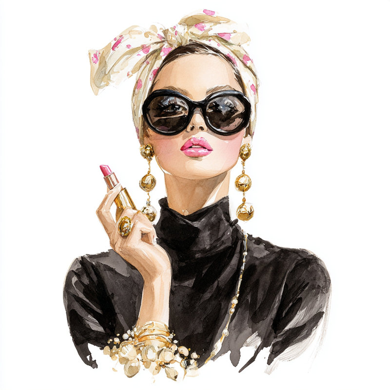Art mural sur toile Elegant Pink Glam