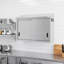 Armoire murale en acier inoxydable 48 po x 15 po avec portes coulissantes (KM-WMC-1548-L)