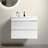 Integrated Solid Surface Basin Without Drain And Faucet, Glossy White Color-2066829753