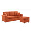 Canapé modulaire en L avec rangement coulissant, repose-pieds et coussins-2088694295