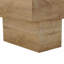 Table basse en panneau de fibres à densité moyenne, texture bois clair simple et moderne