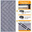 Waterproof Oxford Fabric Door Curtain For Double Doors Suitable For Home Use.