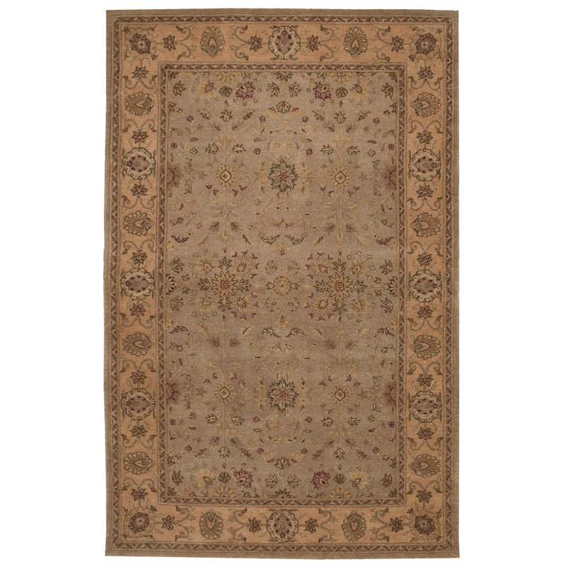 Lundeen Wool Oriental Indoor Rug, Rectangle 5'6" x 8'6"