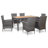 Rectangular Dining Set with Cushions-666632758-564935402-559595258