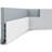1/2 in D x 5-7/8 in W x 78-3/4 in L Primed White High Impact Polystyrene Baseboard Moulding