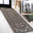 Sarok Ornate Large Medallion Machine-Washable Green/Navy/Cream Rug-1452699008