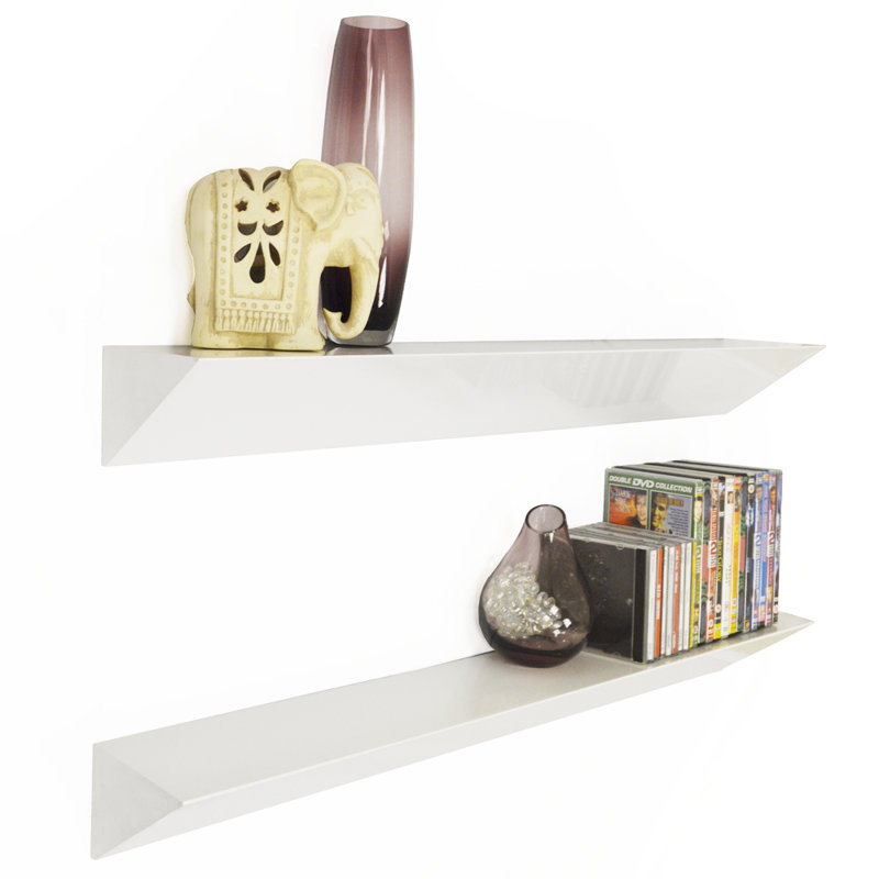 Piedmont 2 Piece Floating Shelf, 10 cm H x 90 cm W x 15 cm D