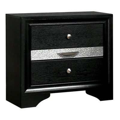 Sana 26''W Solid Wood 3-Drawer Nightstand