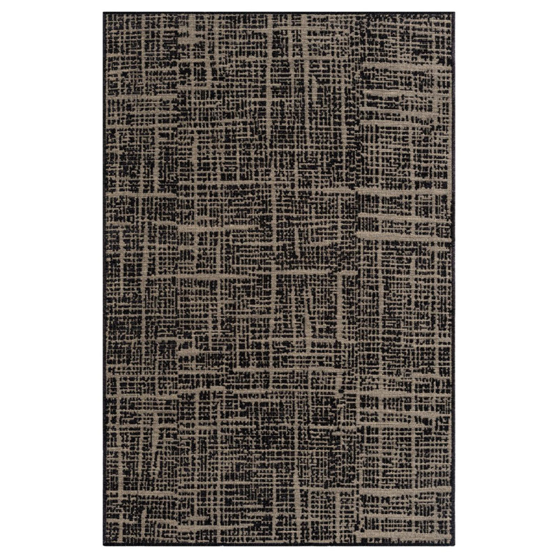 Rustic Textured Area Rug, Rectangle 5'10" x 9'1"