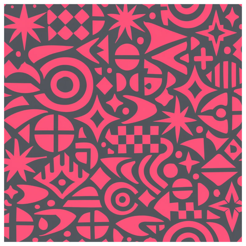 Couvertures à formes géométriques roses, 50in W x 60in H