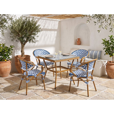 Genie Square Aluminium Patio Dining Set
