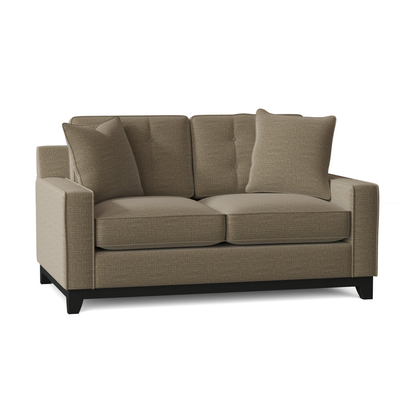 Carollton Upholstered 62'' Loveseat, Vibe Haze Chenille