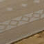 Machine Washable, Non Slip Jute Boho Area Rug Tan/Beige-1333435793