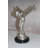 Rolls Royce Spirit of Ecstasy Small Bronze Statue - Mererid Flying Lady Sculpture, 9"L x 9"W x 14"H