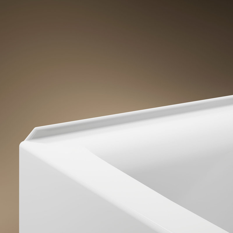 Entity 60 In. X 32 In. Alcove Bath With Right Drain, Right
