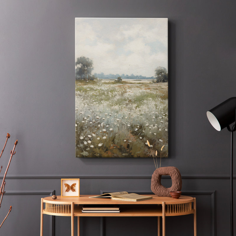 Paysage rétro XXXI - galerie Cavas, H 27 po x l 18 po