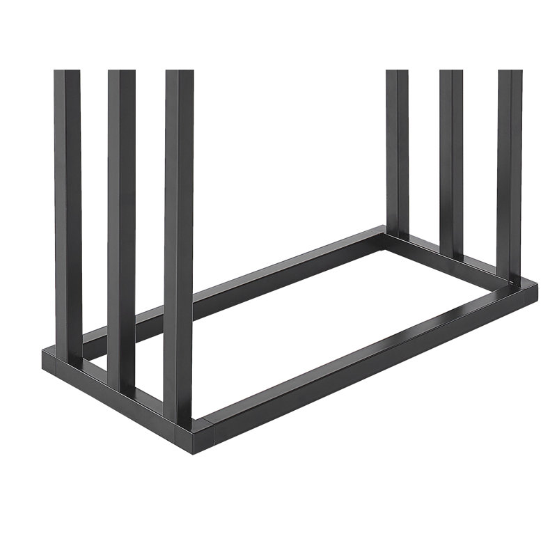Aleyna 45 cm L Freestanding Towel Stand, Black