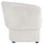 Fauteuil d'appoint contemporain en velours beige-264194596