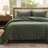 Bedsure 100% Cotton Quilt Set, Lightweight Soft Bed Coverlet, 3-Piece Cozy Stitching Comforter with 2 Pillow Shams in Embroidery Clover Pattern-124979390-124979391